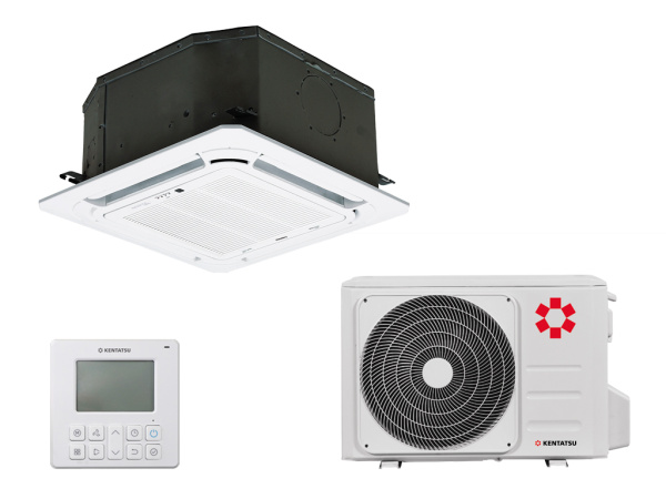 Кассетный кондиционер Kentatsu KSZTA53HFAN1R/KSUTA53HFAN1L/KPU65-D