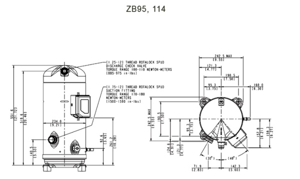 Компрессор ZB95KCE-TFD-551. КСК Трейд г.Москва
