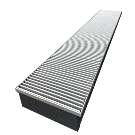 Внутрипольный конвектор itermic ITTZ.140.4400.200 Maxi глубиной 143 мм длиной 4400 мм шириной 200 мм